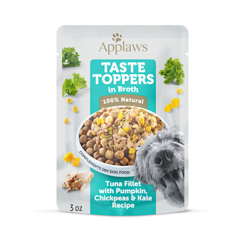 Applaws Taste Toppers Tuna Fillet with Pumpkin, Chickpeas and Kale in Broth Natural Wet Dog Food