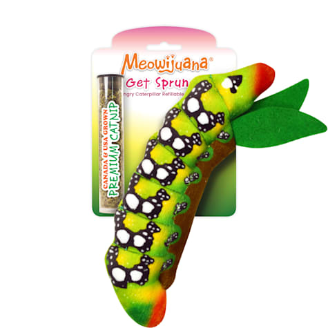 Meowijuana Get Sprung Refillable Caterpillar Cat Toy