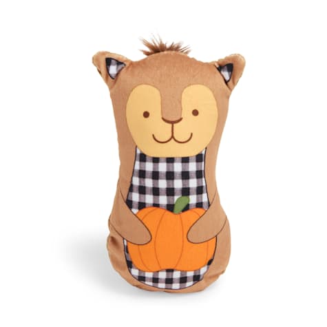 Leaps & Bounds Buffalo Check Squirrel Dog Toy