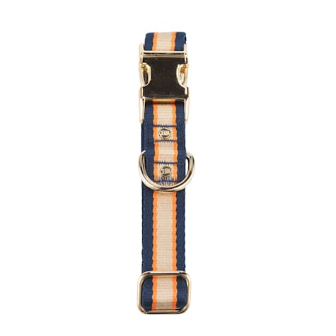 Harry Barker Tan Classic Striped Dog Collar
