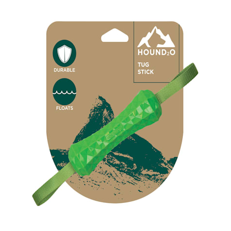Hound2O Green Tug Stick Dog Toys