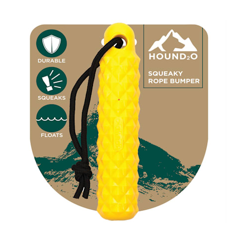 Hound2O Yellow Rope Bumper Dog Toys
