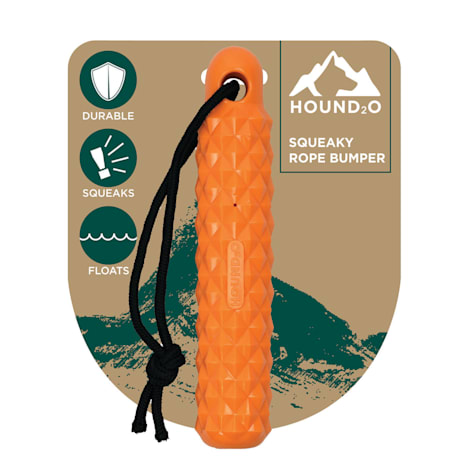 Hound2O Orange Rope Bumper Dog Toys