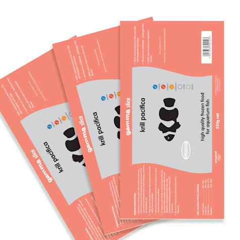 Tropical Marine Centre Gamma Frozen Food Krill Pacifica Slice Pack Fish Food