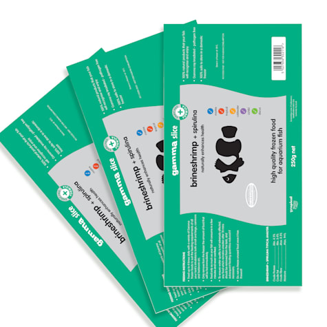 Tropical Marine Centre Gamma Frozen Food Spirulina Brine Shrimp Slice Pack Fish Food