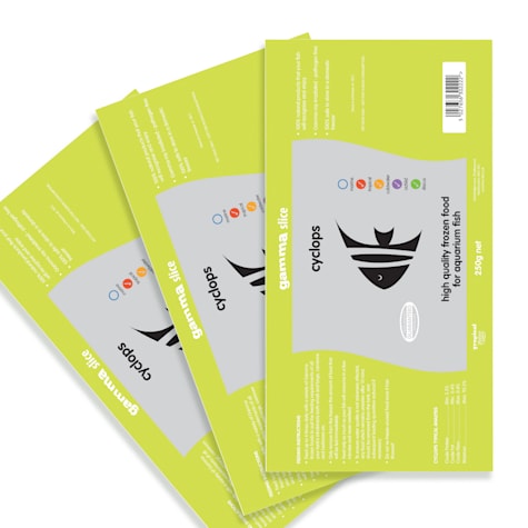 Tropical Marine Centre Gamma Frozen Food Cyclops Slice Pack Fish Food