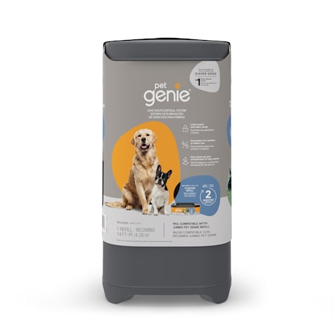 Pet Genie Pail with Starter Refill Dog Waste Disposable System for Dogs