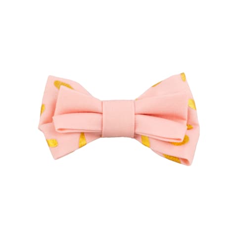 Kitty City Pink Gold Confetti Bowtie Slider