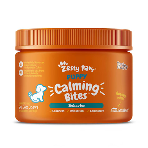 Zesty Paws Puppy Turkey Calming Bites for Dogs