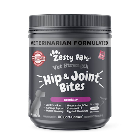 Zesty Paws Vet Strength Beef and Bacon Hip & Joint Bites for Dogs