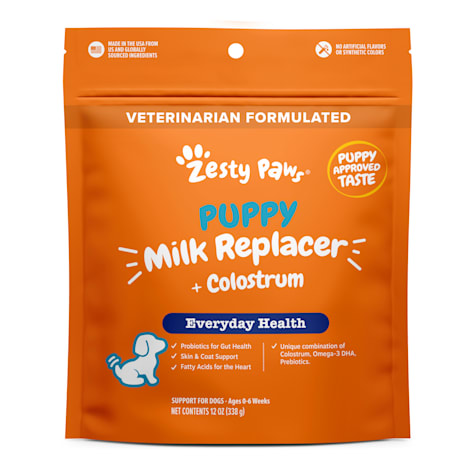 Zesty Paws Puppy Milk Replacer Supplement for Dogs
