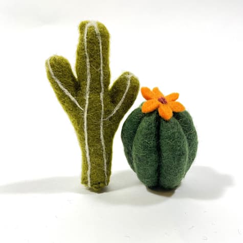 Karma Cat Natural Wool Succulents Cactus Toys