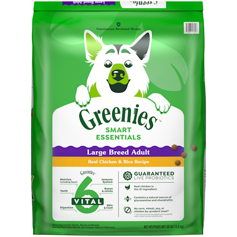 Greenies Smart Essentials Adult Large Breed High Protein Real Chicken & Rice Recipe Dry Dog Food