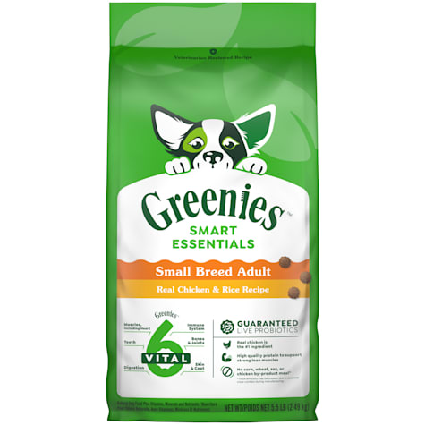 Greenies Smart Essentials Small Breed Adult High Protein Real Chicken & Rice Recipe Dry Dog Food
