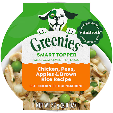 Greenies Smart Topper Complement Chicken, Peas, Apples & Brown Rice Recipe Wet Dog Food