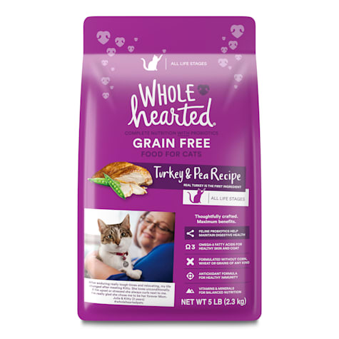 WholeHearted Grain Free Turkey Formula Dry Cat Food