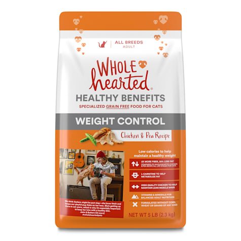 WholeHearted Grain-Free Weight Control Chicken and Pea Recipe Dry Cat Food
