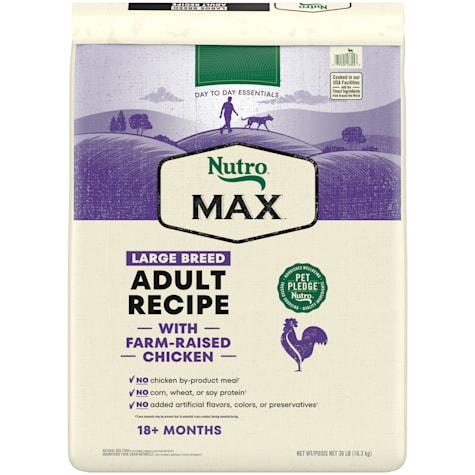 Nutro MAX Adult Large Breed Dry Dog Food with Farm-Raised Chicken