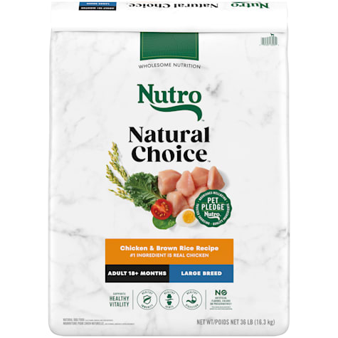 Nutro Natural Choice Chicken and Brown Rice Recipe Adult Large Breed Dry Dog Food