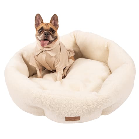 Wrangler Full Sherpa Cuddler Dog Bed