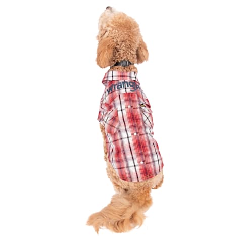 Wrangler Double Yoke Snap Pocket Shirt Dog Apparel