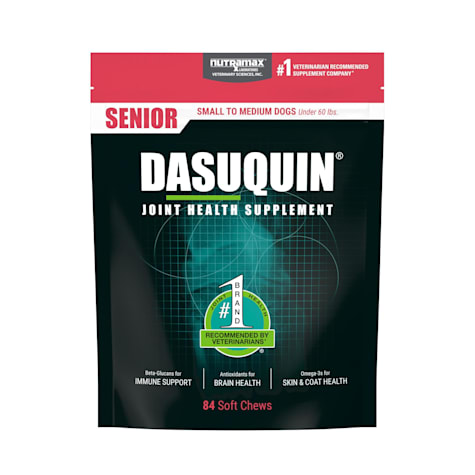 NUTRAMAX DASUQUIN Senior Joint Health Supplement Soft Chews for Small to Medium Dogs