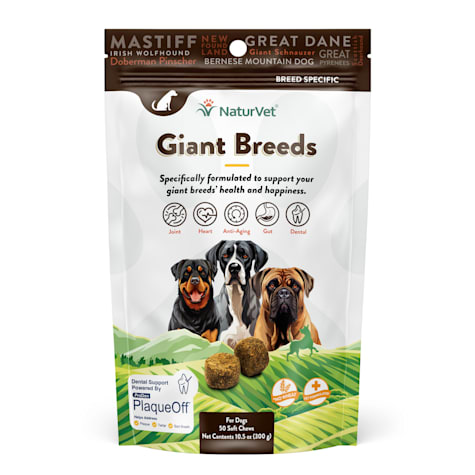 NaturVet Breed Specific Giant Breed Dogs Soft Chews