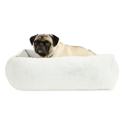 EveryYay Faux Fur Reversible Cuddler Dog Bed