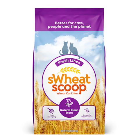 sWheat Scoop Fresh Linen Scented Natural Clumping Wheat Cat Litter