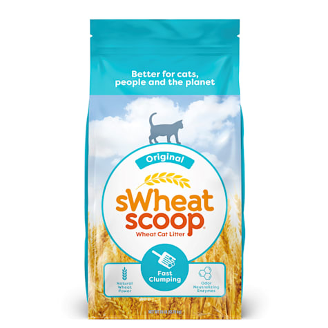sWheat Scoop Original Natural Clumping Wheat Cat Litter