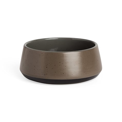 Reddy Gray Angular Dog Bowl