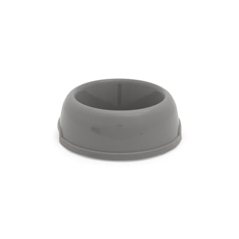 EveryYay Essentials Gray Plastic Dog & Cat Bowl