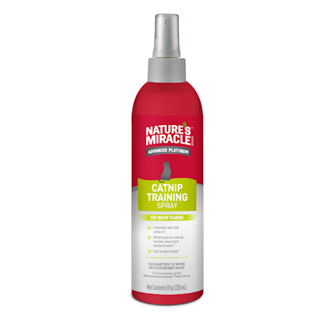 Nature's Miracle Advanced Platinum Catnip Training Spray with Real Oil