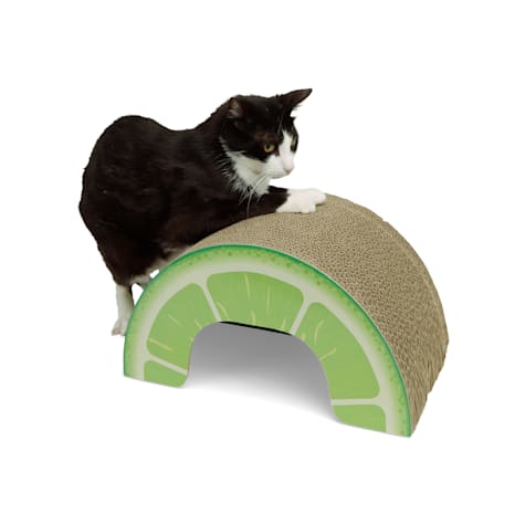 EveryYay Novelty Lime Cardboard Cat Scratcher