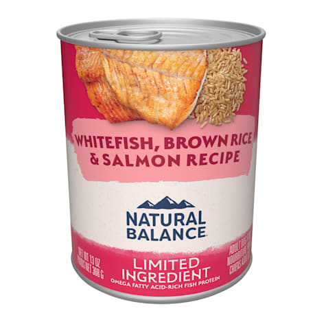 Natural Balance Limited Ingredient Whitefish Brown Rice & Salmon Recipe Wet Dog Food