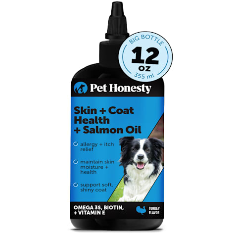 Pet Honesty Turkey Skin + Coat Health + Salmon Oil for Dogs
