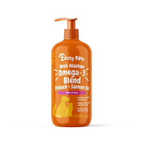 Zesty Paws Wild Alaskan Salmon Oil Formula for Dogs