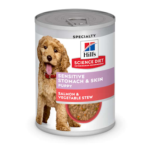 Hill's Science Diet Adult Sensitive Stomach & Sensitive Skin Salmon & Vegetable Stew Canned Wet Dog Food