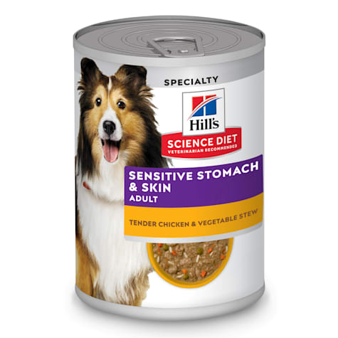 Hill's Science Diet Adult Sensitive Stomach & Sensitive Skin Tender Chicken & Vegetable Stew Wet Dog Food