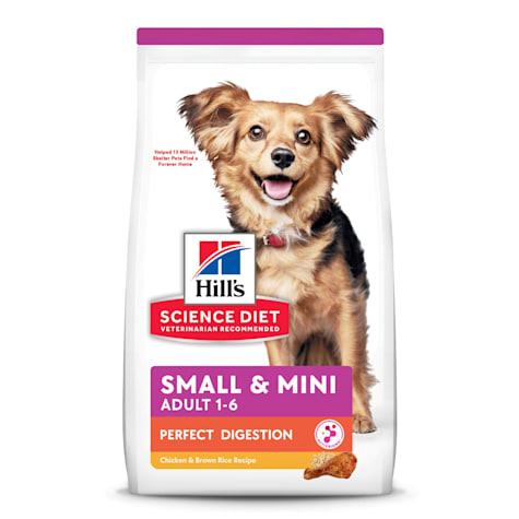 Hill's Science Diet Adult Perfect Digestion Small & Mini Chicken & Brown Rice Recipe Dry Dog Food