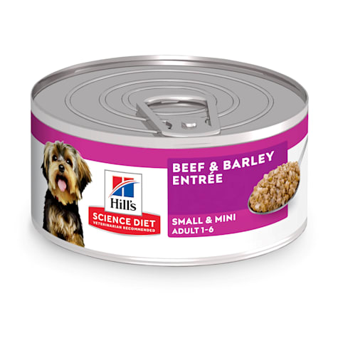 Hill's Science Diet Adult Small & Mini Beef & Barley Entree Canned Dog Food