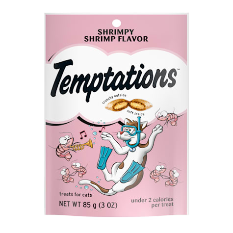 Temptations Classics Shrimpy Shrimp Flavor, Crunchy and Soft Cat Treats