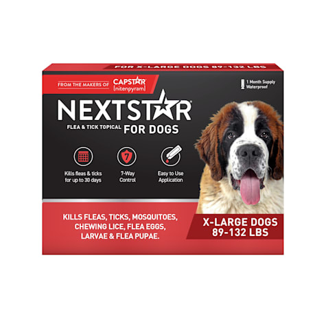 Nextstar Flea & Tick Topical Prevention for Dogs 89-132 lbs.