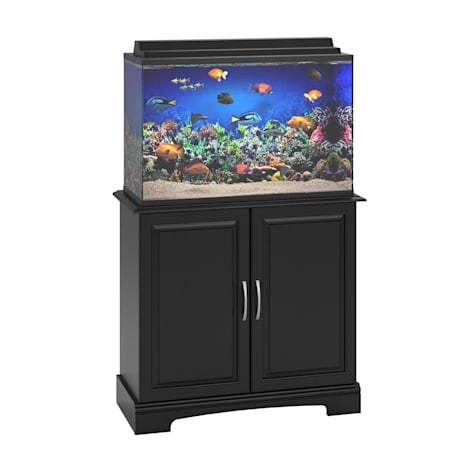 Ollie & Hutch Flipper Black Harbor 29 - 37 Gallon Aquarium or Terrarium Tank Stand