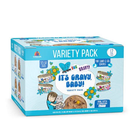 B.F.F. OMG It's Gravy, Baby! Variety Pack Wet Cat Food