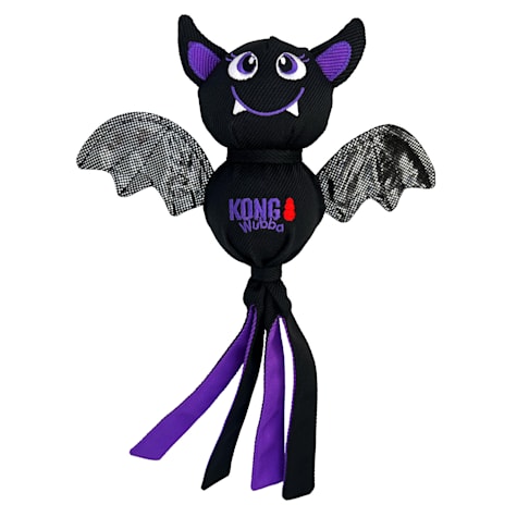 KONG Halloween Black/Purple Wubba Ballistic Bat Dog Toy