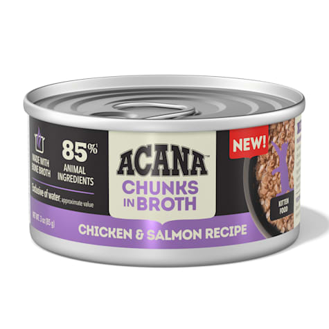 ACANA Chunks in Broth Chicken & Salmon Recipe Wet Kitten Food