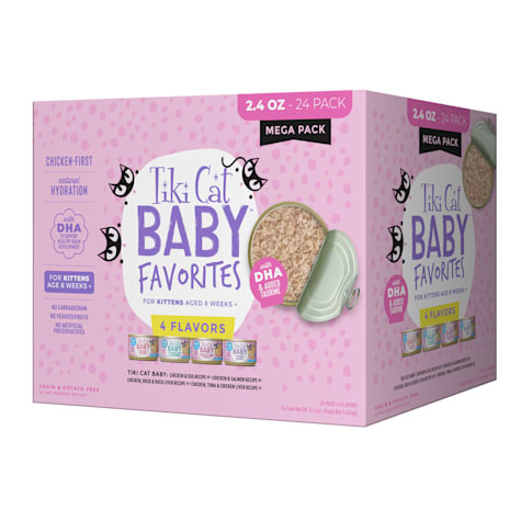 Tiki Cat Baby Whole Foods Mega Pack Wet Food for Kittens