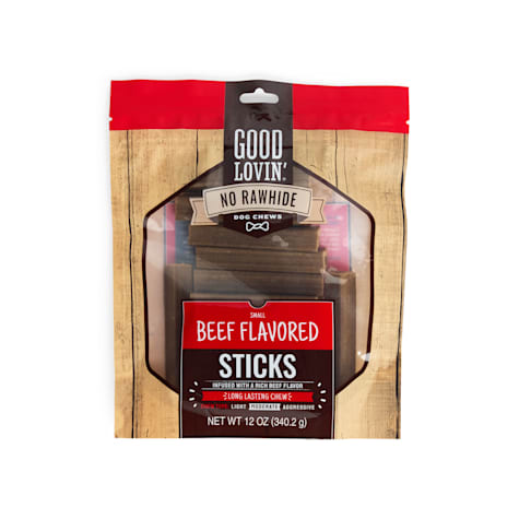 Good Lovin' Rawhide Free Small Beef Stick for Dogs
