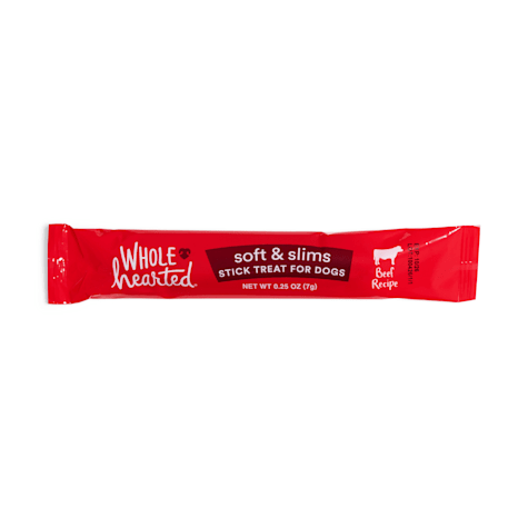 WholeHearted Grain Free Soft and Slim Beef Recipe Dog Stick Treat